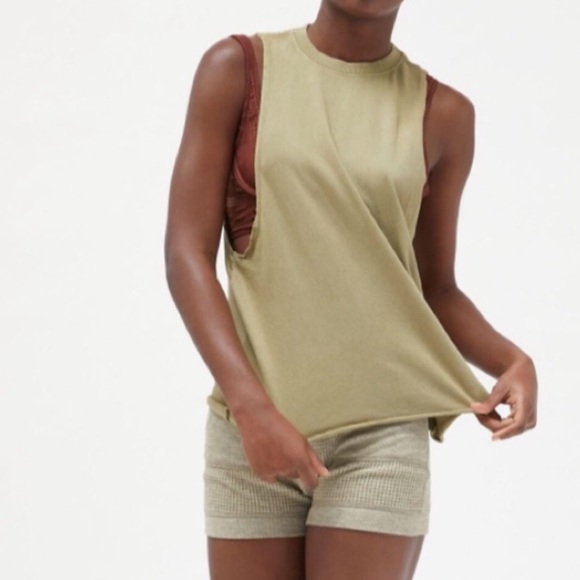 UO Out From Under Cotton Muscle Tank Tee - Picture 2 of 4